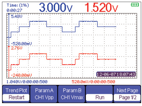Skopometr cyfrowy Siglent SHS806 60Mhz 1Gs